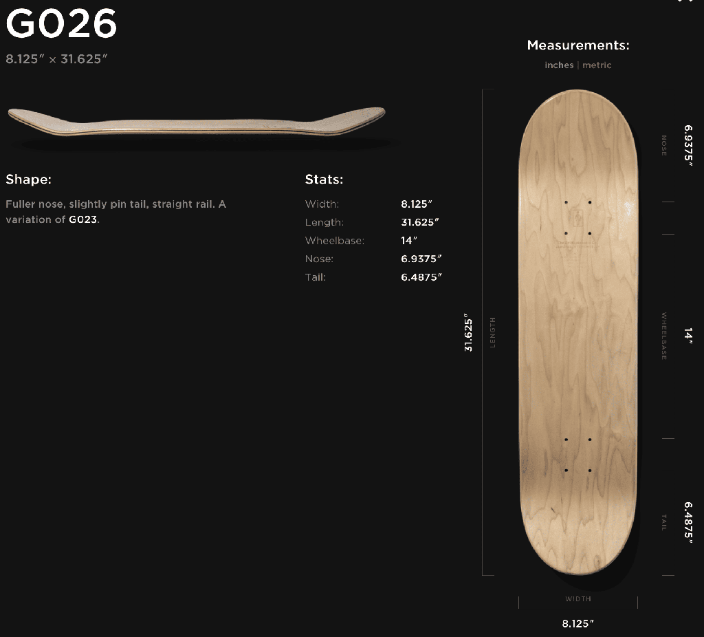 GI 93 TIL DECK HOWARD 8.125
