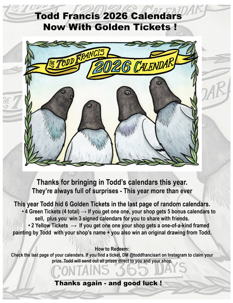 AH TODD FRANCIS CALENDAR 2026