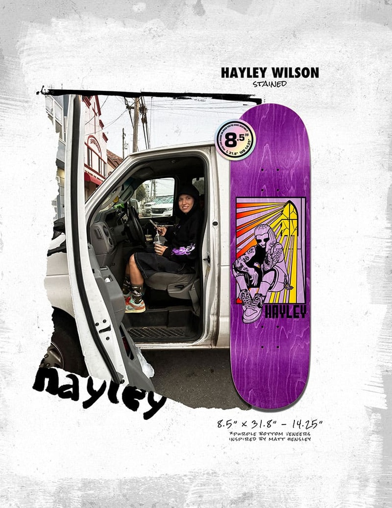 RE HAYLEY STAINED 8.5