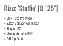 QU RIZZO STUFFIE 8.125
