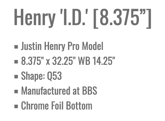 QU HENRY I.D. 8.375