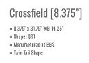 QU CROSSFIELD 8.375