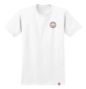 SF CLASSIC SWIRL OVERLAY TEE WHITE