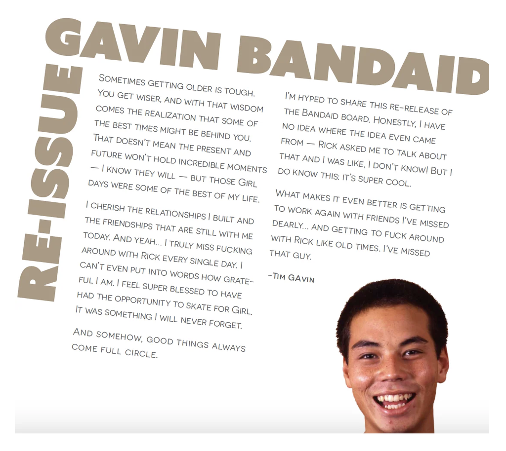 GI GAVIN BANDAID TWIN 8.5
