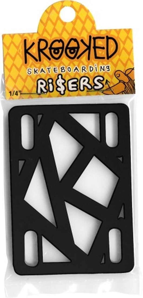 RISER KROOKED BLACK 1/4
