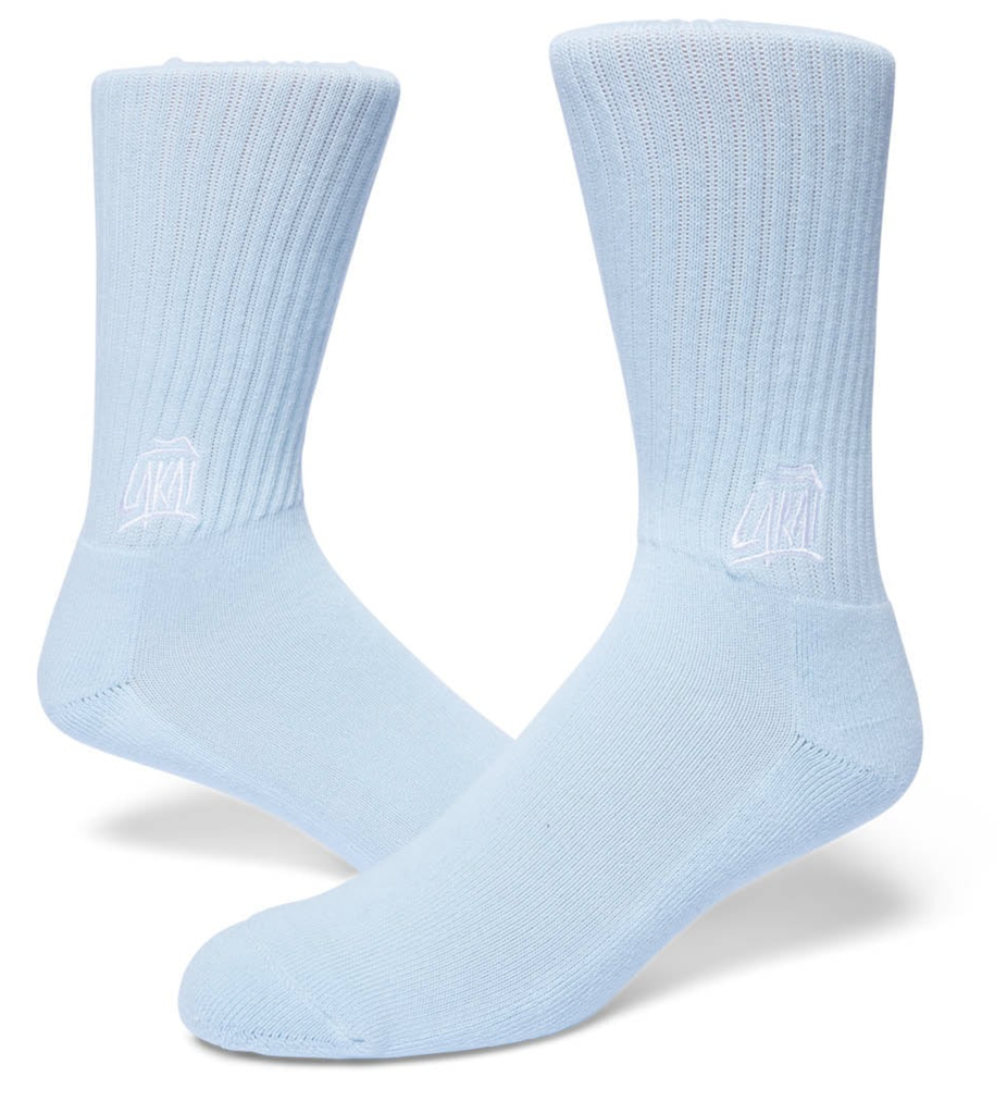 LK BRUSH SOCK LIGHT BLUE