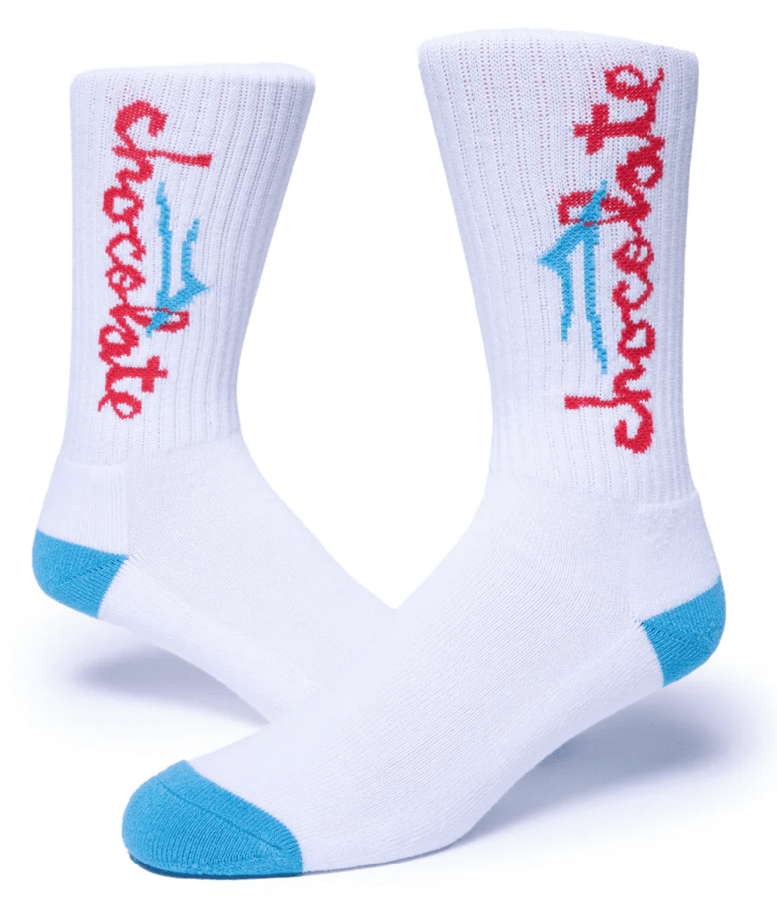 LK CHUNK LOGO SOCK WHITE