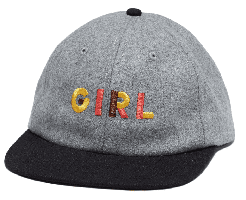 GIRL JERON WOOL 6 PANEL SNAP GREY