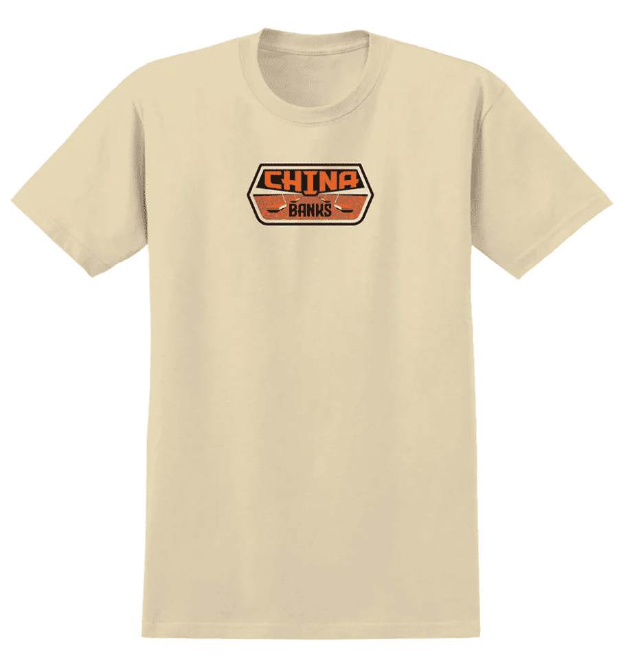 RE CHINA BANKS TEE CREAM