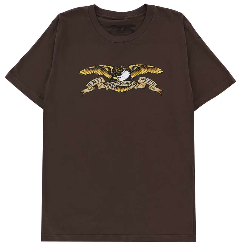 AH EAGLE TEE BROWN 4.6 OZ RINGSPUN