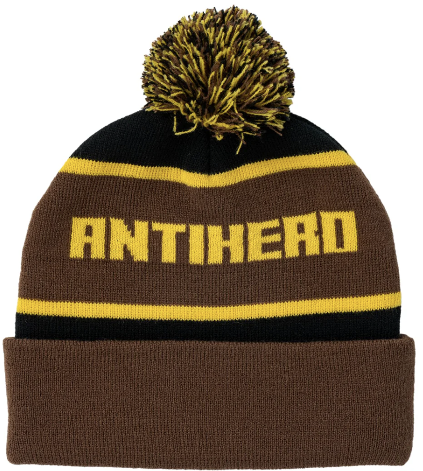 AH ICE COLD POM BEANIE BLACK
