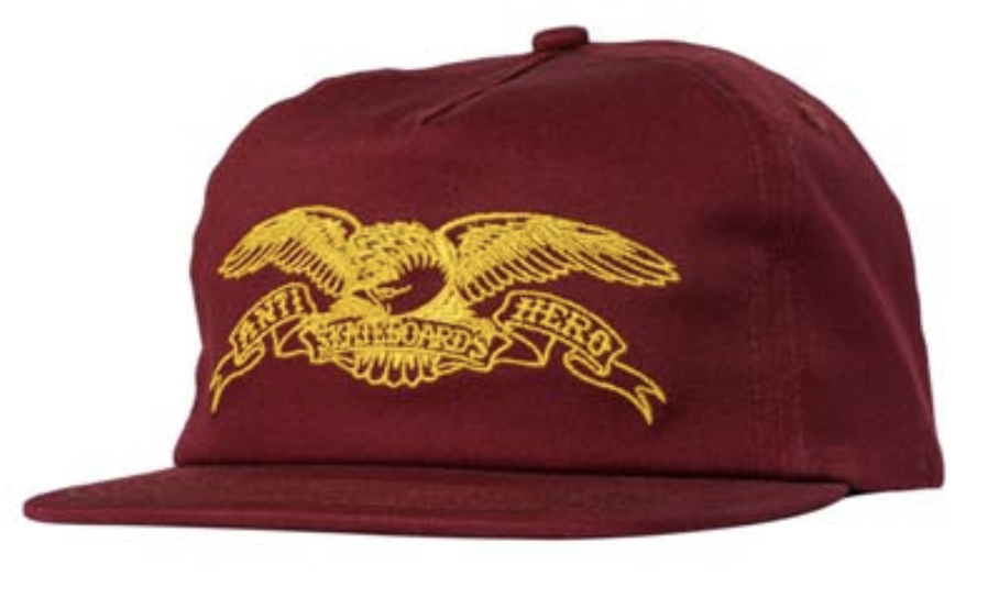 AH BASIC EAGLE SNAPBACK WINE