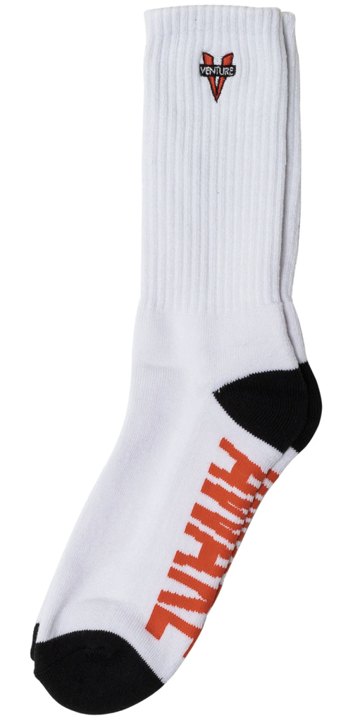 VE HERITAGE EMB SOCK WHITE