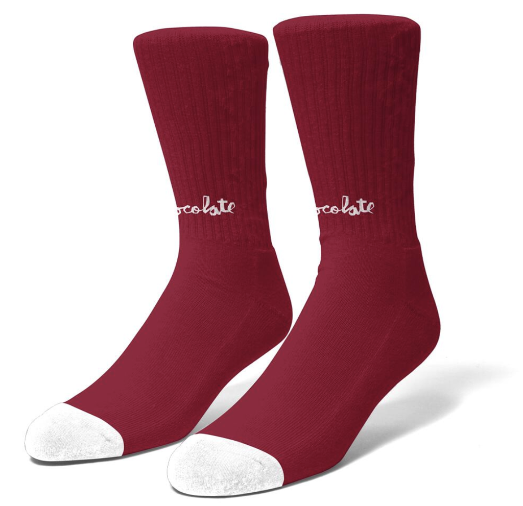 CH LOST CHUNK SOCK RED