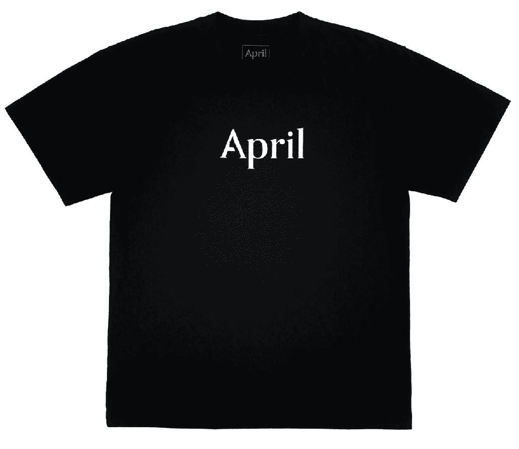 AP OG LOGO TEE BLACK