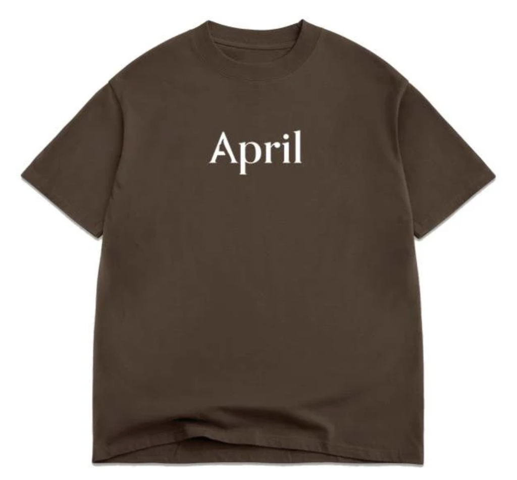 AP OG LOGO TEE CHOCOLATE
