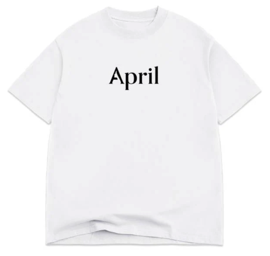 AP OG LOGO TEE WHITE