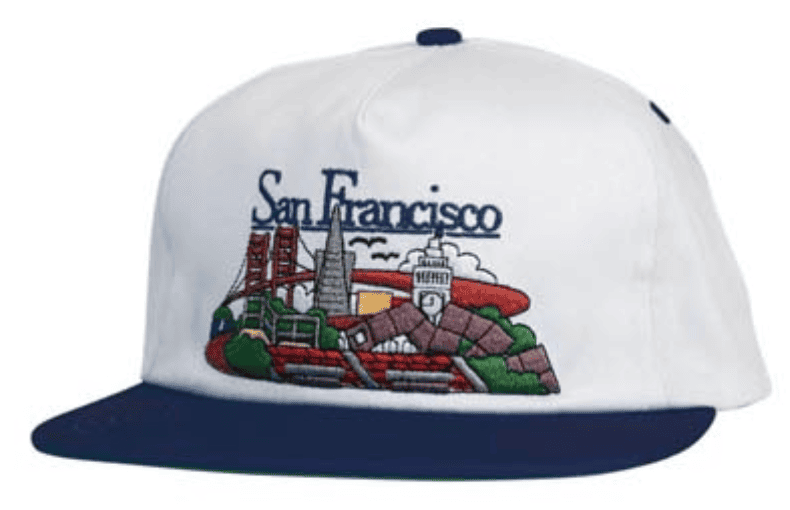 RE SFC SNAPBACK WHITE NAVY