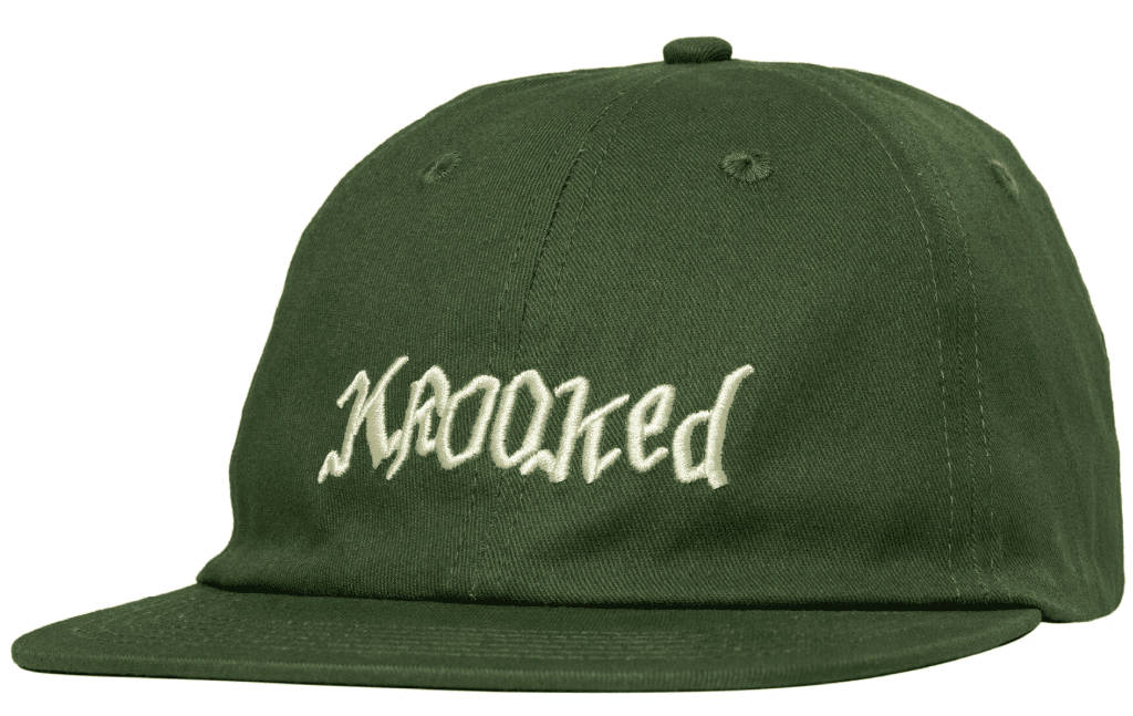 KR DOUBLE OK SCRIPT STRAPBACK OLIVE