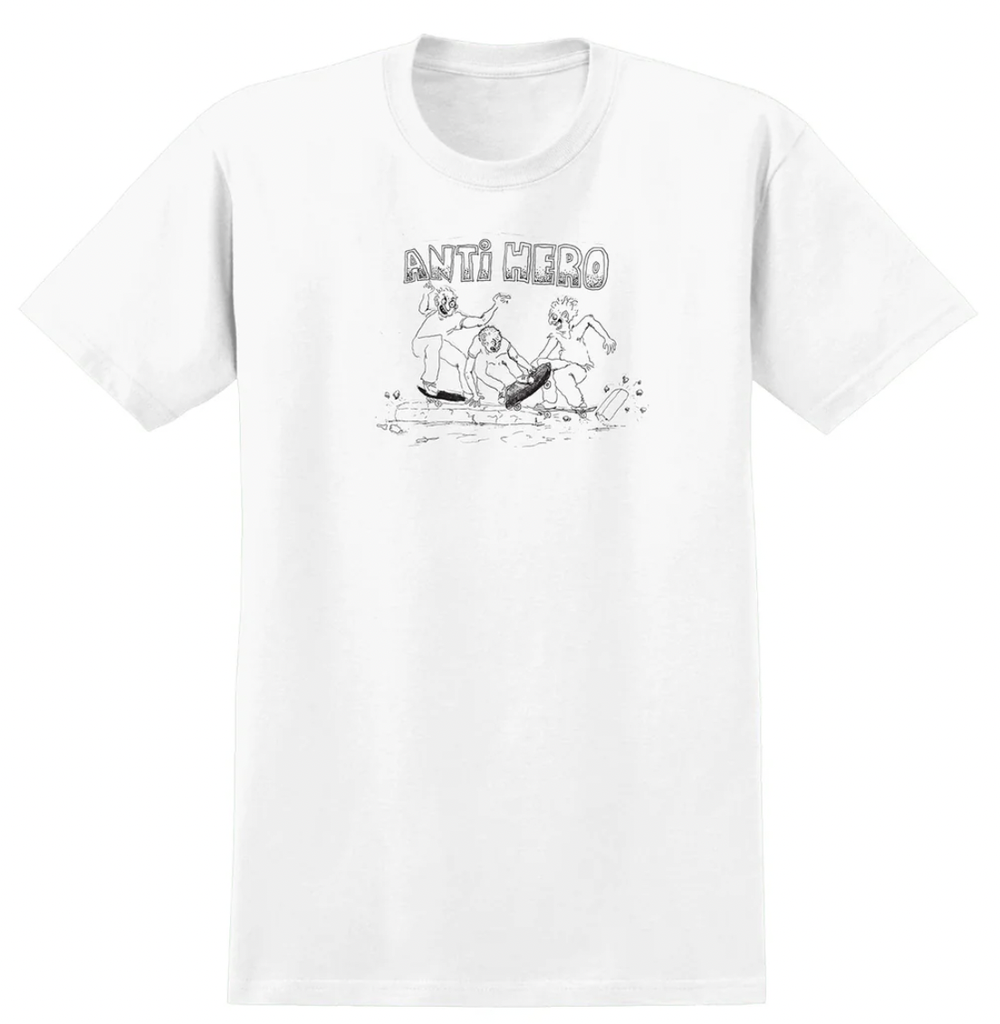 AH CURBS PIT TEE WHITE