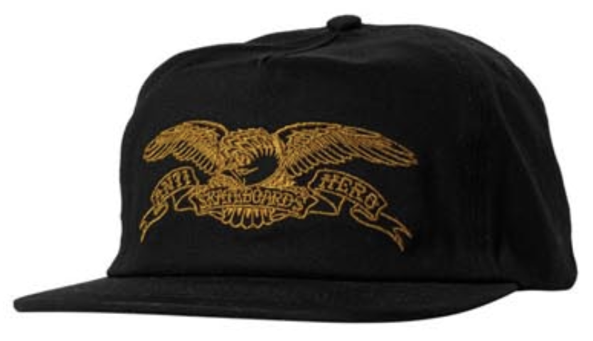 AH BASIC EAGLE SNAPBACK BLACK GOLD