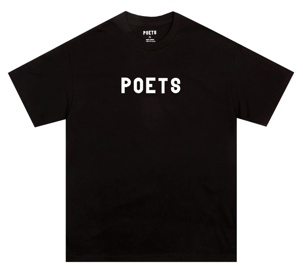 PO OG FLOCK TEE BLACK