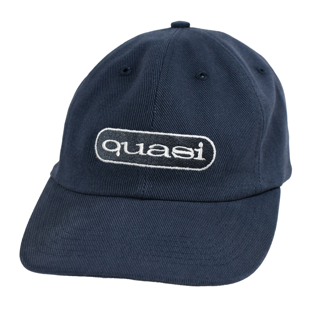 QU BOOMERANG 6 PANEL HAT NAVY