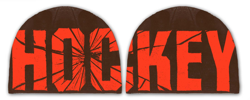 [HYQ326H00102] HO SHATTER SKULLY BEANIE BROWN