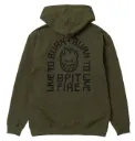 SF LTB ARCH ZIP HOOD OLIVE