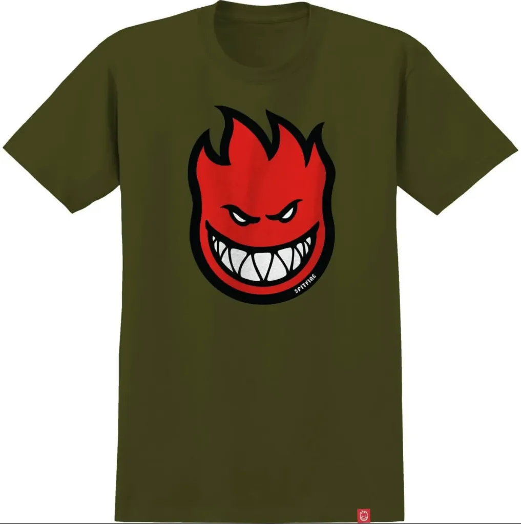 SF BIGHEAD FILL TEE MILITARY GREEN (S)