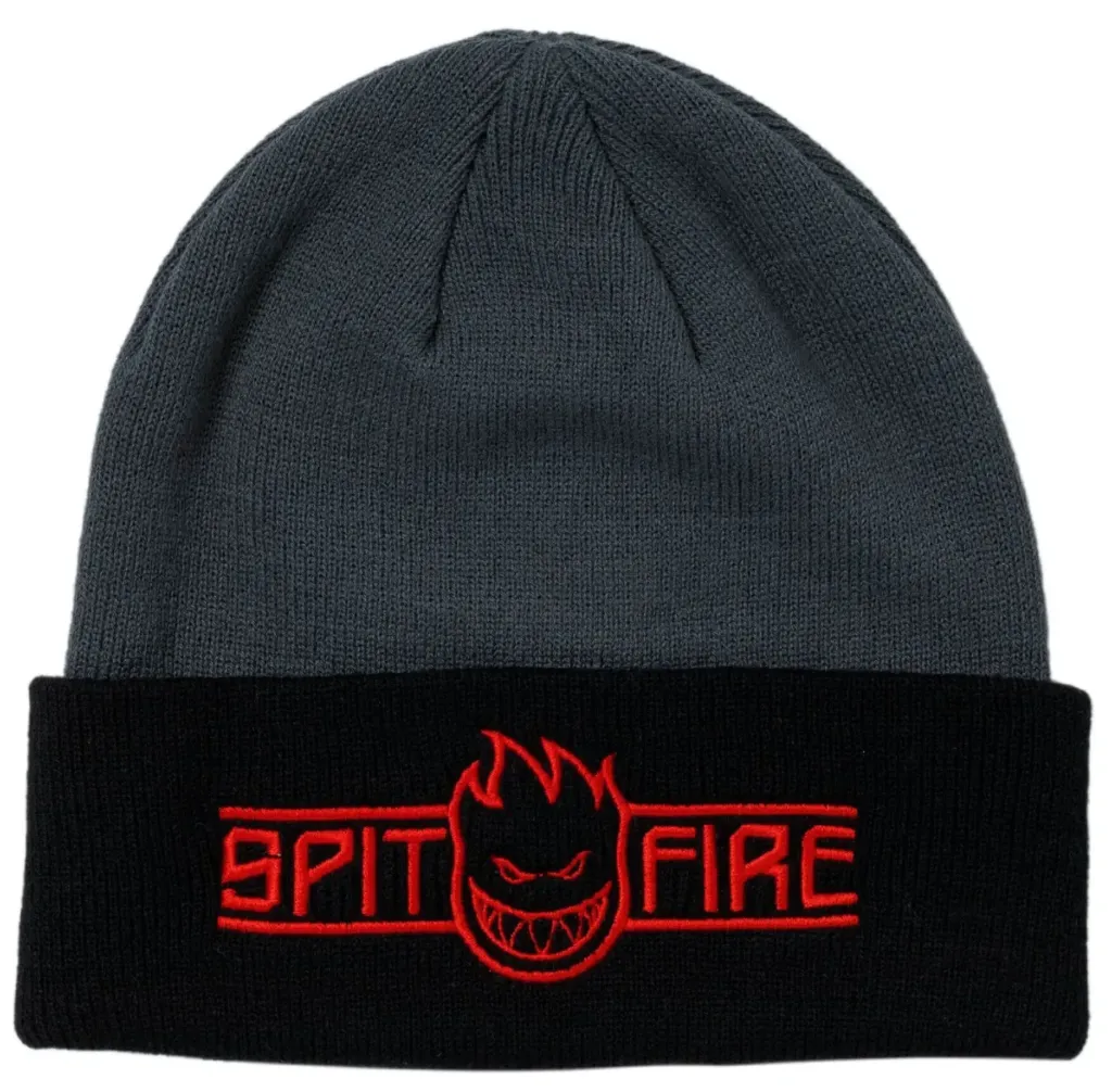 [50210136A00] SF LTB ARCH BIGHEAD SCRIPT CUFF BEANIE CHARCOAL