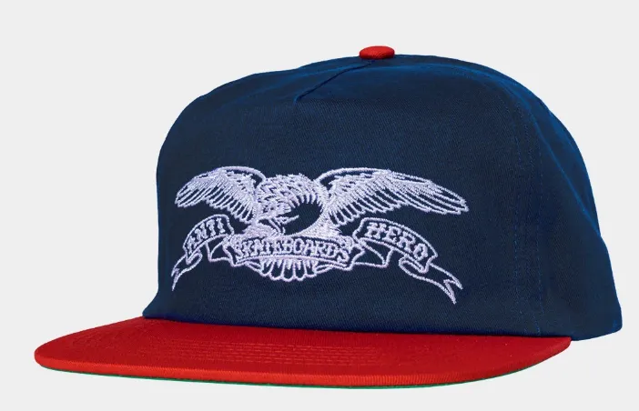 AH BASIC EAGLE SNAPBACK NAVY RED
