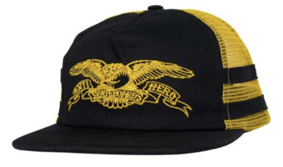 [50020145F00] AH BASIC EAGLE SNAPBACK BLACK YELLOW