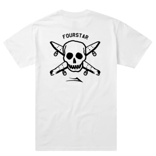 LK STREET PIRATE TEE FOURSTAR WHITE