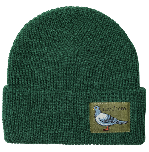 AH LIL PIGEON CUFF MOSS BEANIE