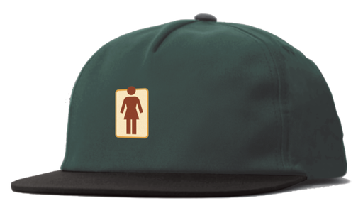 [GH124107] GIRL OG NATURALS 5 PANEL SNAP FOREST GREEN