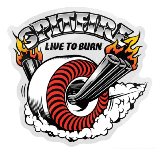 [7001031300] SF STICKER BURNOUT MD