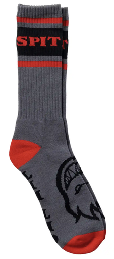 [57010080P00] SF CLASSIC 87 BIGHEAD SOCK CHARCOAL RED