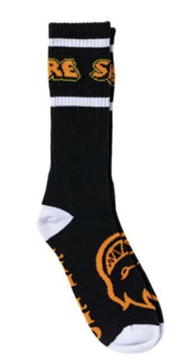 [57010092A00] SF HELLFIRE SCRIPT SOCK BLACK