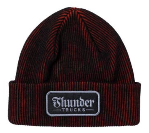 [50230010F00] TH SCRIPT PATCH CUFF BEANIE BLACK