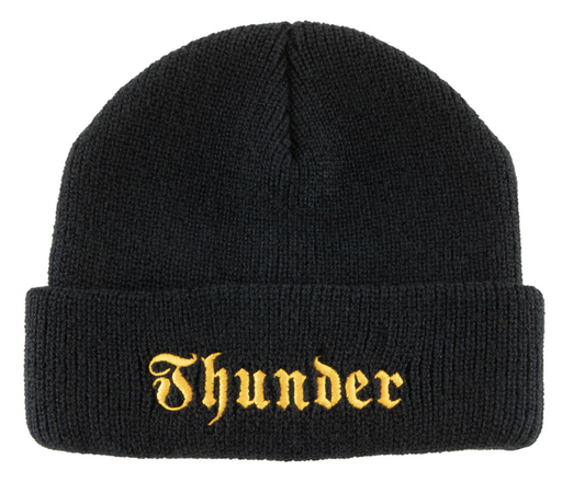 [50230005B00] TH EVIL EMB CUFF BEANIE BLACK