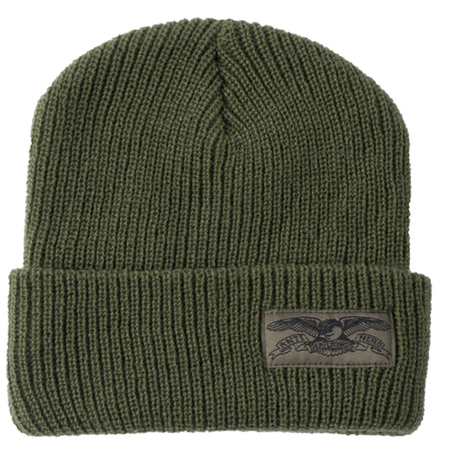 [50220038B00] AH STOCK EAGLE CUFF BEANIE OLIVE