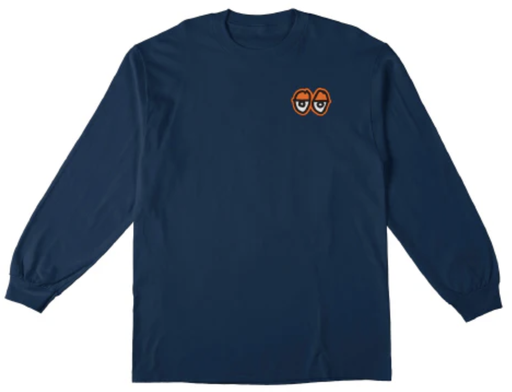 KR STRAIT EYES LONG SLEEVE NAVY