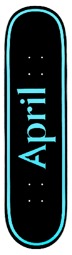 AP OG LOGO BLUE BLACK 8.5