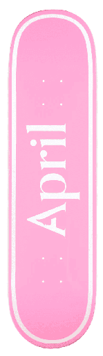 AP OG LOGO WHITE PINK 8.25