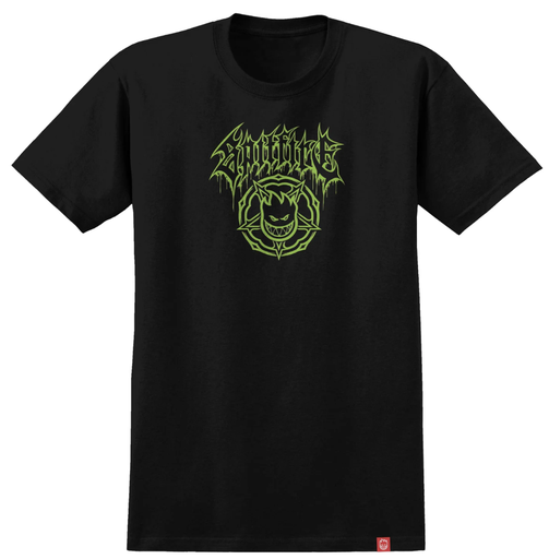 SF BASIC PENTAGRAM DRIP TEE BLACK