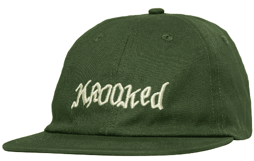 [50023145C00] KR DOUBLE OK SCRIPT STRAPBACK OLIVE