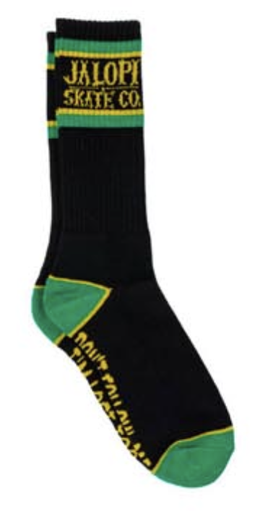 [57020046B00] AH I'M LOST TOO SOCK BLACK GREEN