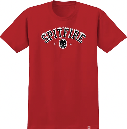 SF TEAM BIGHEAD FLAMES TEE RED BLACK