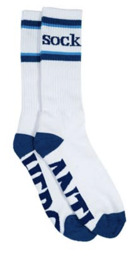[57020047A00] AH SOCK SOCK WHITE NAVY